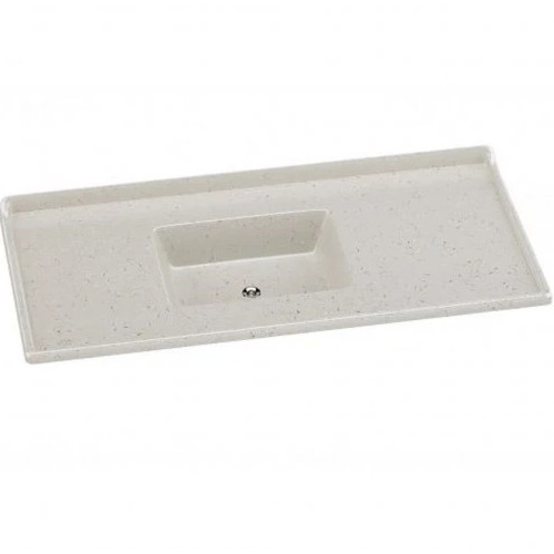 Pia de Cozinha de Mármore Sintético Standard 100cm X 53cm Travertino - Rorato