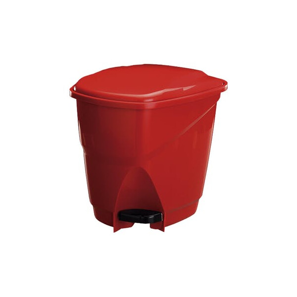 Lixeira Ecológica com Pedal Bordô e Preto 16l - Astra