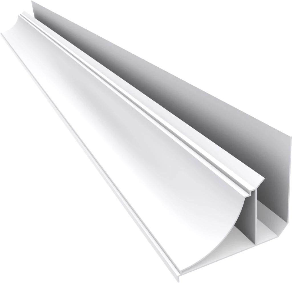 Acabamento Roda Forro Nobre Pvc Branco com 6 Metros - Plasbil