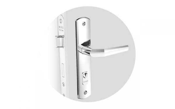 Fechadura Pop Line Reta Externa Cromada Espelho 26 40 X 53 Mm Oval Py45 - Soprano