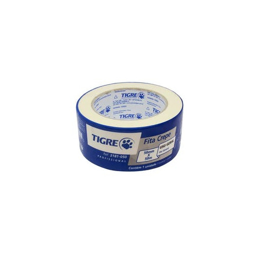 Fita Crepe 50mm X 50m Branca - Tigre