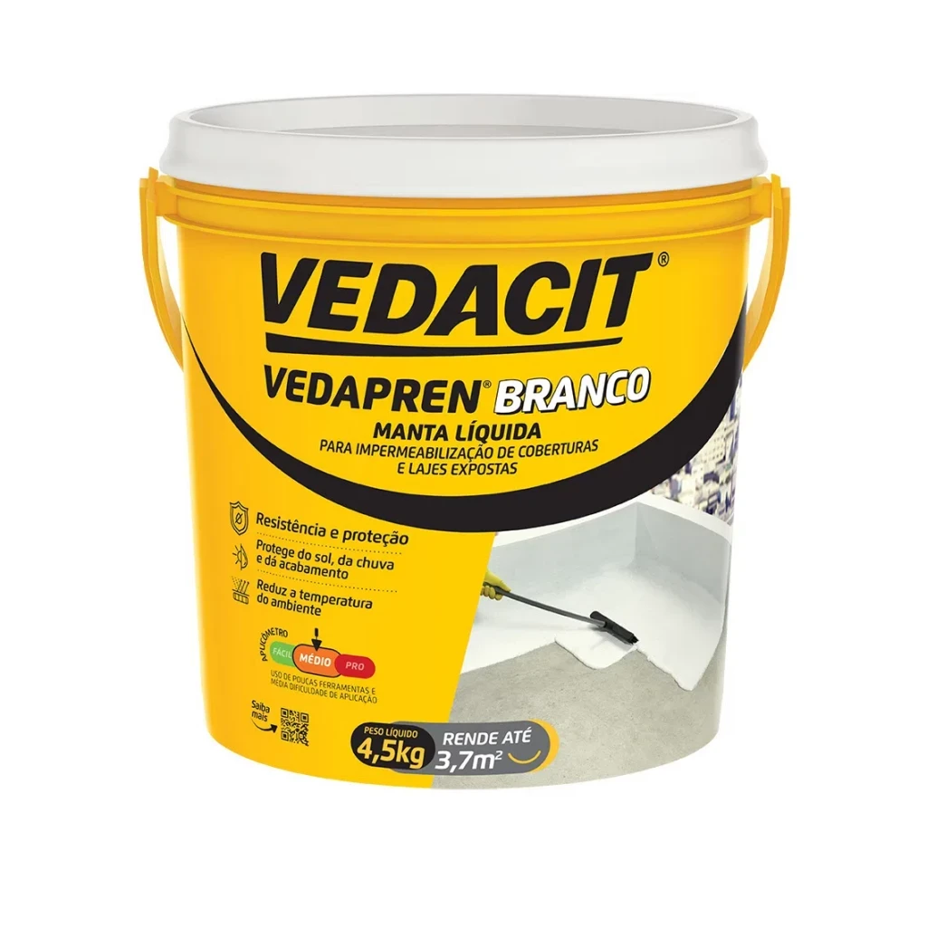Vedapren Branco Galão de 4,5kg - Vedacit