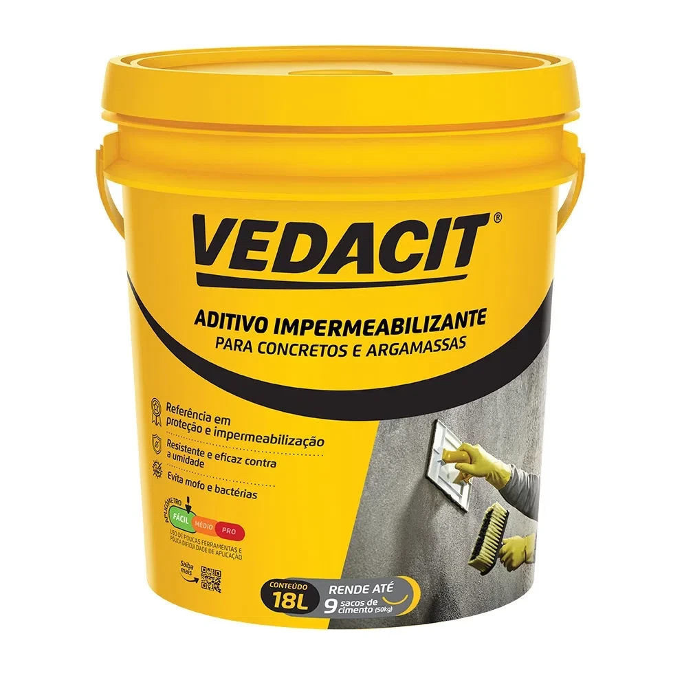 Vedacit Aditivo Impermeabilizante Balde de 18 Litros - Vedacit