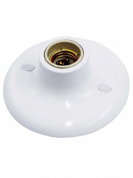Plafon Porcelana E27 Branco 100w - Taschibra