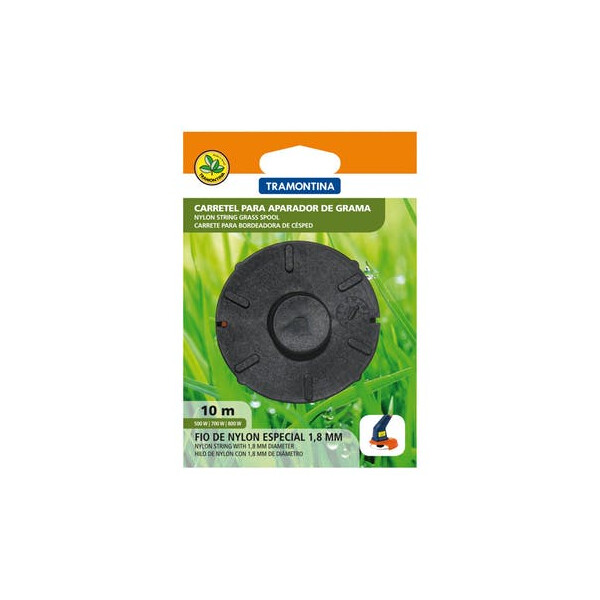 Carretel 2 Fios de Nylon para Aparador de Grama 1,8mm X 10m - Tramontina