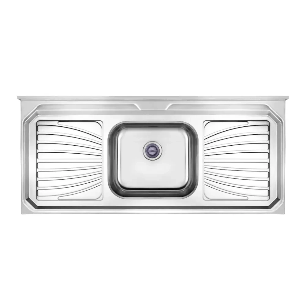 Pia Aco Inox Cuba Central 120cm X 53cm - Inoxsul