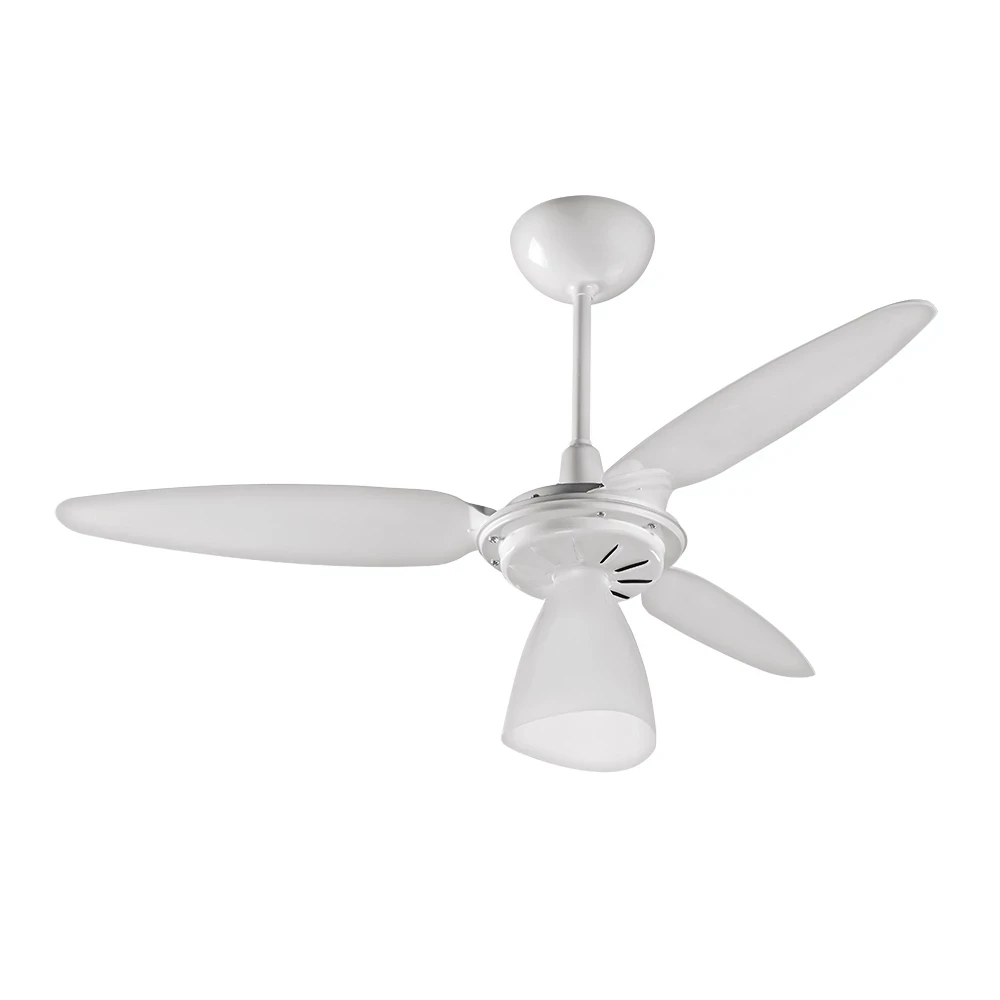 Ventilador de Teto com Luminária Wind Light 3 Pás Branco 130w 220v - Ventisol