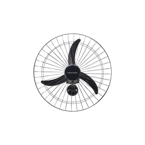Ventilador de Parede 60cm Preto 220v - Ventisol