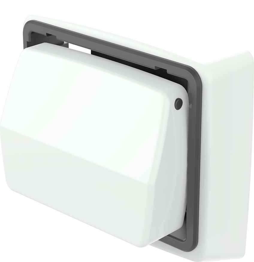 Acabamento Abs Branco para Válvula de Descarga Hydra Max - Blukit