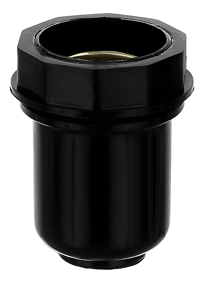 Soquete Coluna E27 Nylon Preto - Radial
