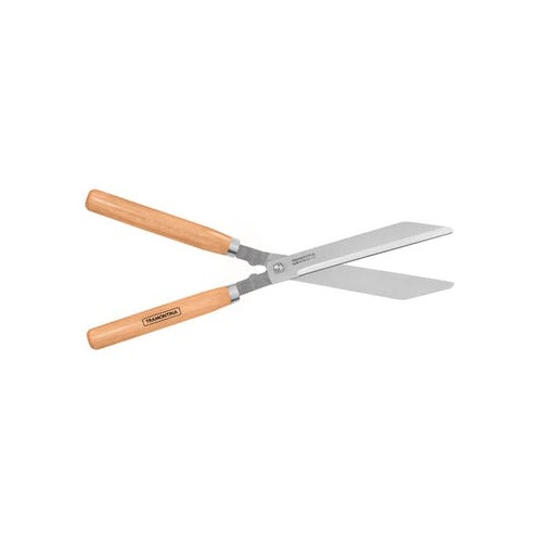 Tesoura para Cerca Viva com Lâminas Polidas Metálicas e Cabo de Madeira 48cm - Tramontina