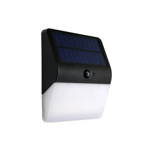 Arandela Solar com Sensor Abs 400lm 3000k - Ecoforce
