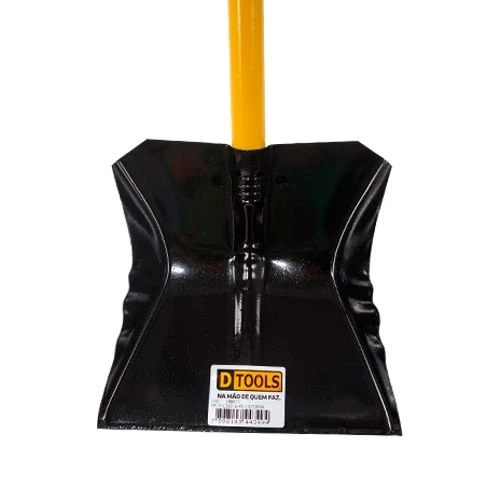 Pá de Lixo de Aço com Cabo de Madeira com 58cm - Dtools