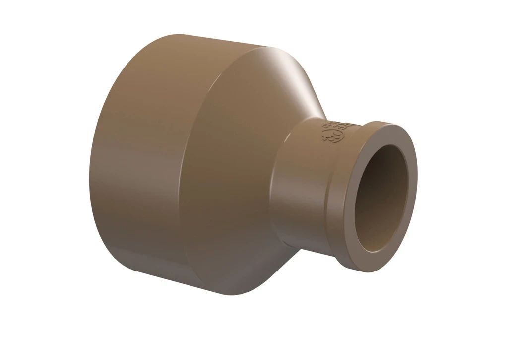 Bucha de Redução Soldável Longa 50x25mm Marrom