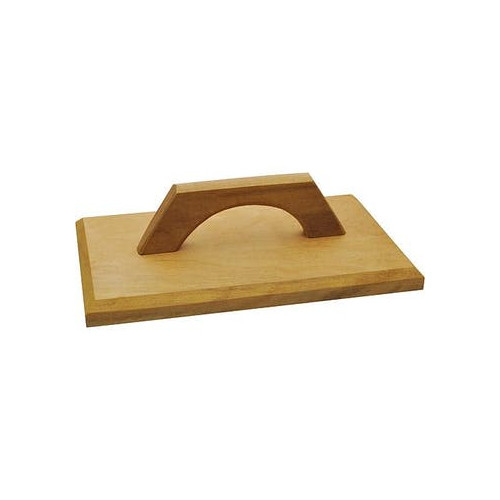 Desempenadeira de Madeira Sem Espuma 14cm X 25cm - Paraboni