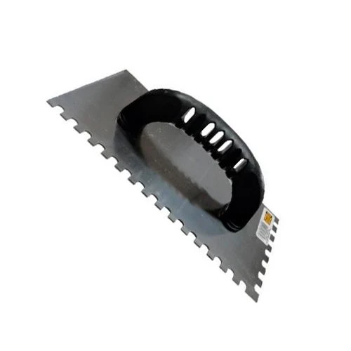 Desempenadeira de Aço Dentada Cabo Plástico 12cm X 26cm - Dtools