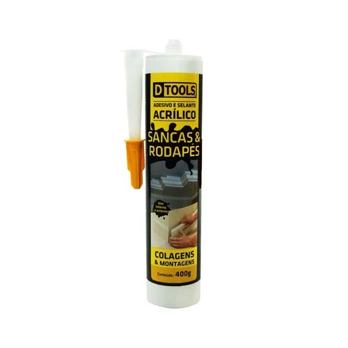 Adesivo Cola Sancas e Rodapes 400g - Dtools