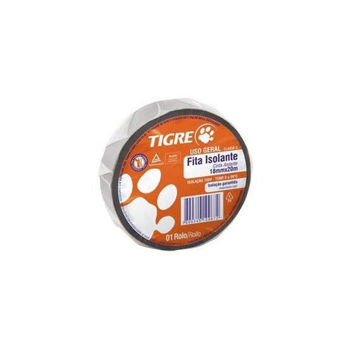 Fita Isolante Uso Geral 18mm X 20m - Tigre