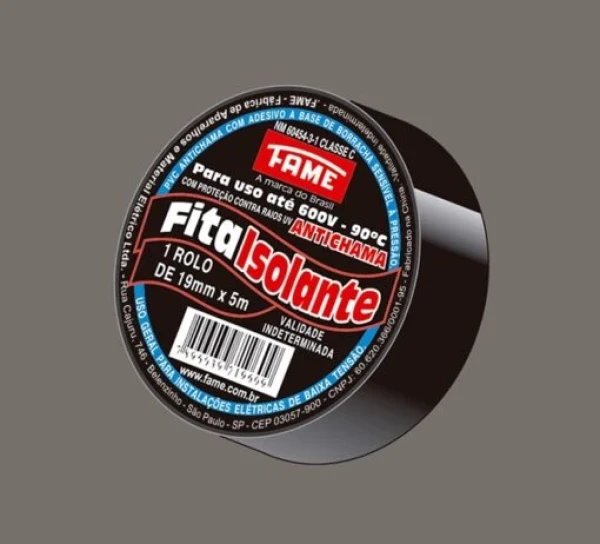 Fita Isolante Uso Geral 19mm X 5m - Fame
