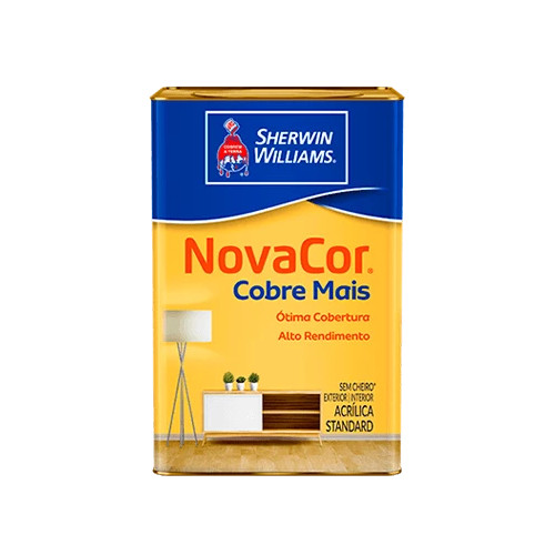 Tinta Novacor Cobre Mais Fosco Areia 18 Litros - Sherwin Williams