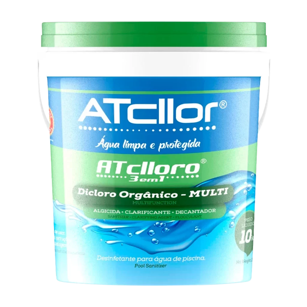 Cloro Multiação 3 em 1 Balde de 10kg - Atcllor