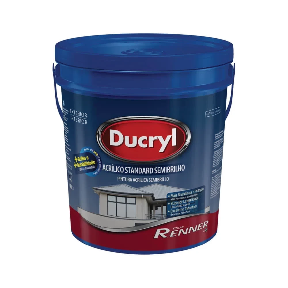 Tinta Ducryl Standard Fosco Palha Dr4703 Balde de 18 Litros - Renner