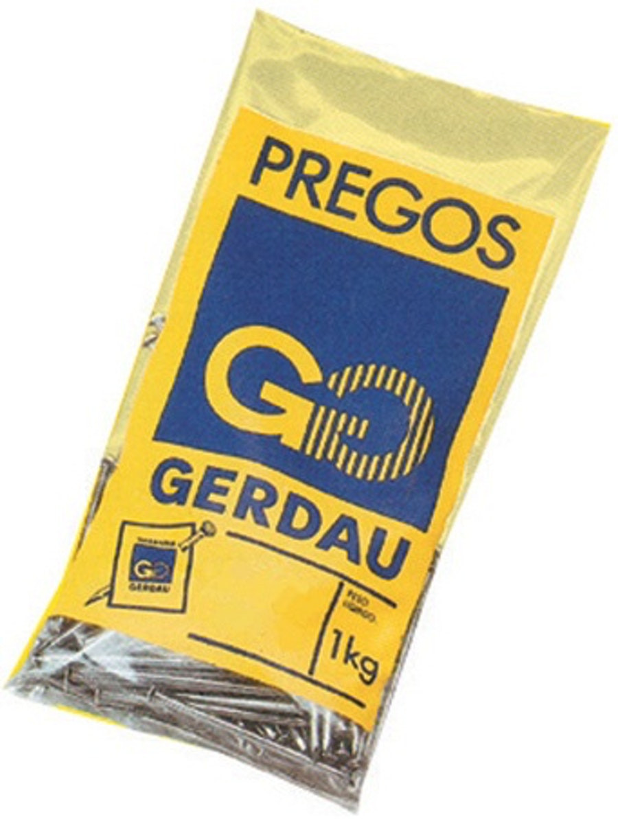 Prego com Cabeça 1kg 14 Jp X 21 Lpp Gp