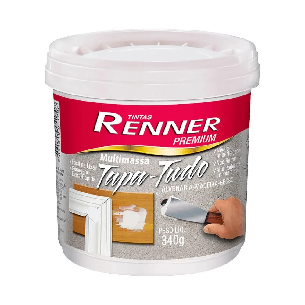 Multimassa Tapa Tudo Branca 340g - Renner