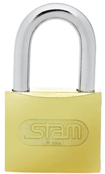 Cadeado Latonado 45mm - Stam