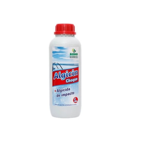 Algicida de Impacto Algicin Choque para Piscinas 1 Litro - Rodoquímica
