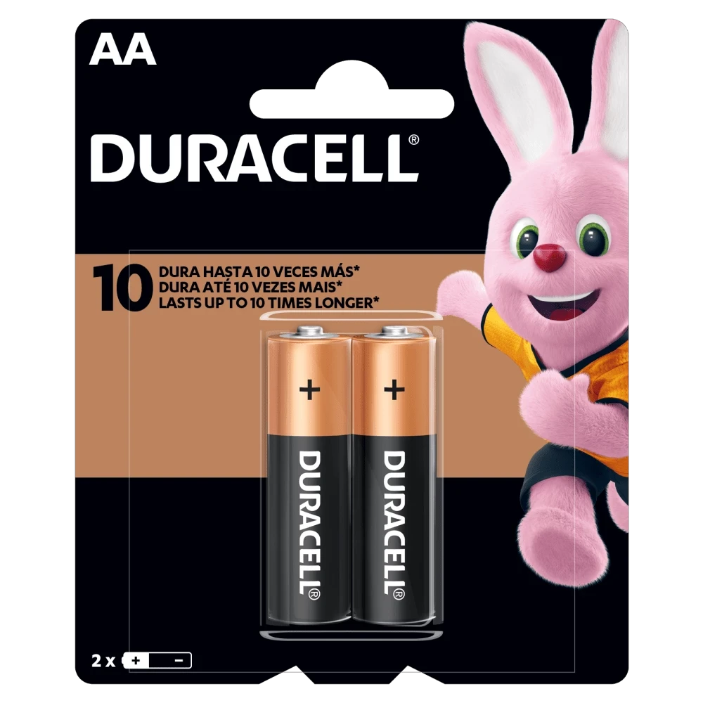Pilha Alcalina Pequena Aa com 2 Unidades - Duracell