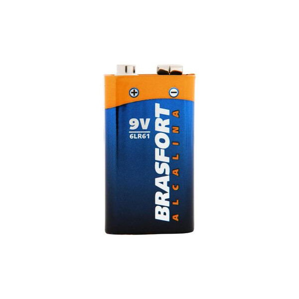 Bateria Alcalina 9v Brasfort 6304 Blister - Brasfort