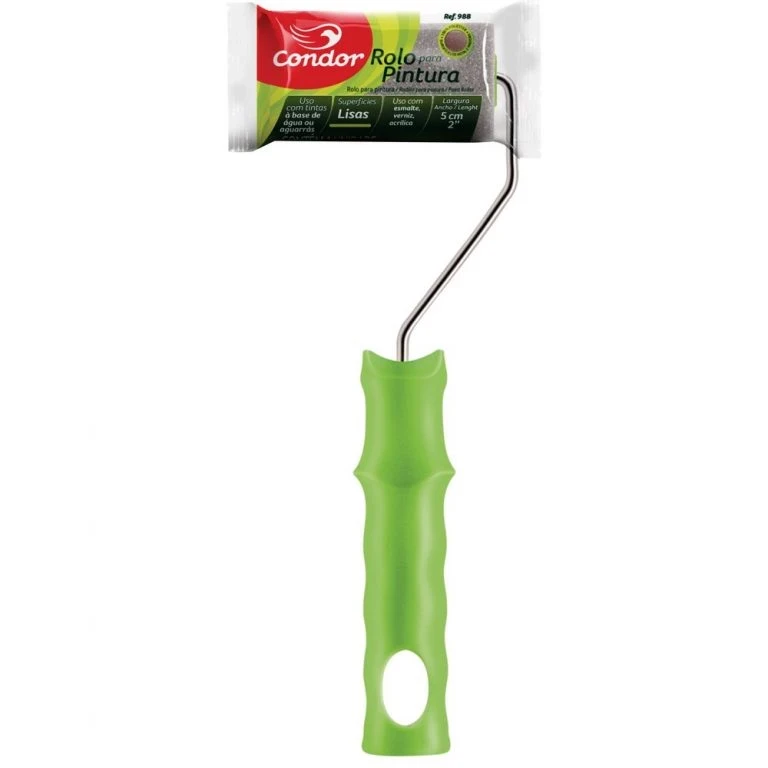 Rolo para Pintura de Espuma 5 Cm com Suporte Ref. 988 - Condor