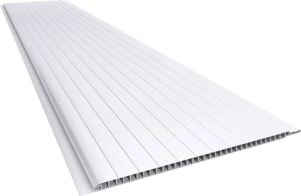Forro Pvc Frisado 20cm X 7mm X 6m Branco Neve Versati - Plasbil