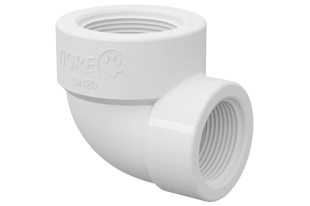 Joelho 90° com Rosca 3/4" Branco
