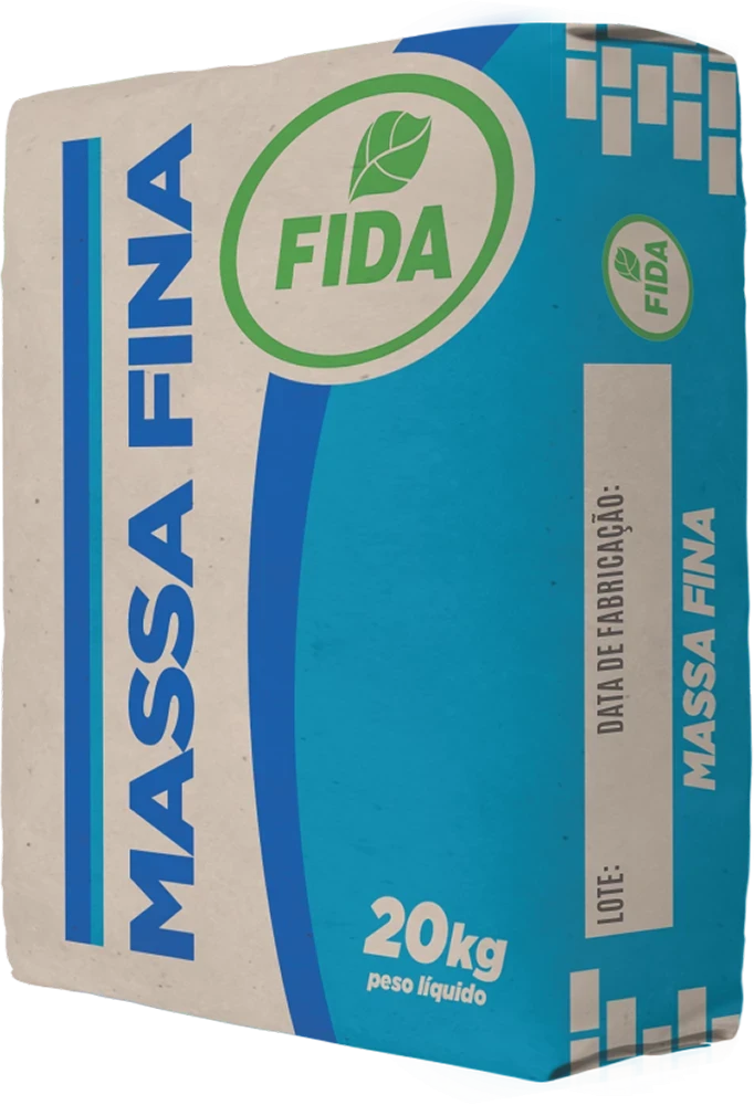 Argamassa Reboco Fina 20kg - Fida