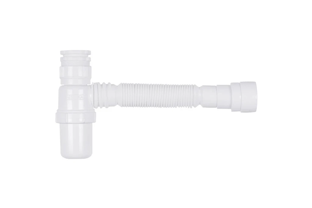 Sifão Sanfonado com Copo Universal Branco