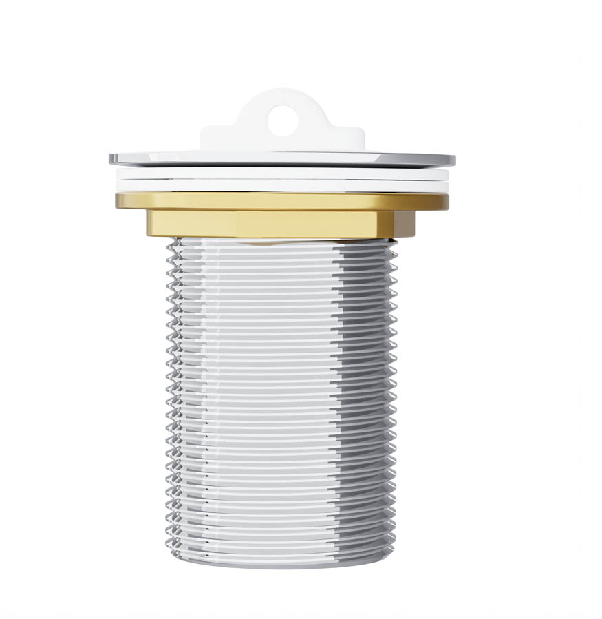 Válvula para Escoamento de Lavatório 7/8" X 55 Mm Cromada - Blukit