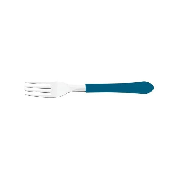 Garfo de Mesa com Lâmina em Aço Inox Leme Azul - Tramontina