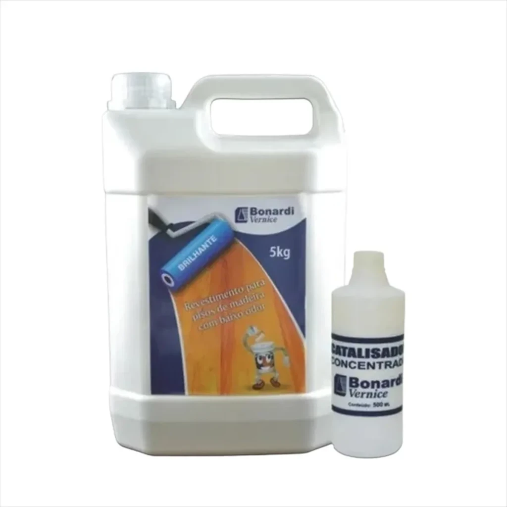 Verniz para Parquet e Assoalho de Madeira Vernice Brilhante 5kg - Bonardi