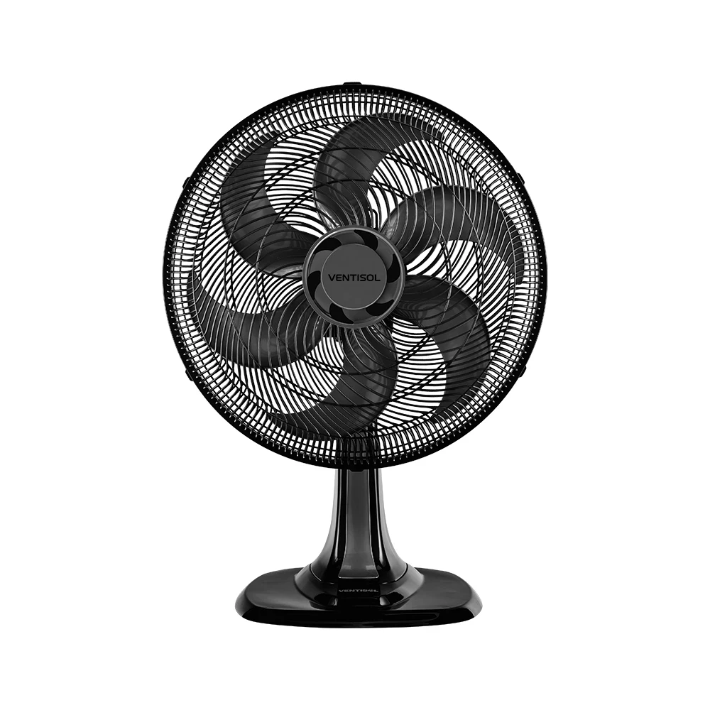 Ventilador de Mesa Turbo 6 Pás 40cm Preto 220v - Ventisol