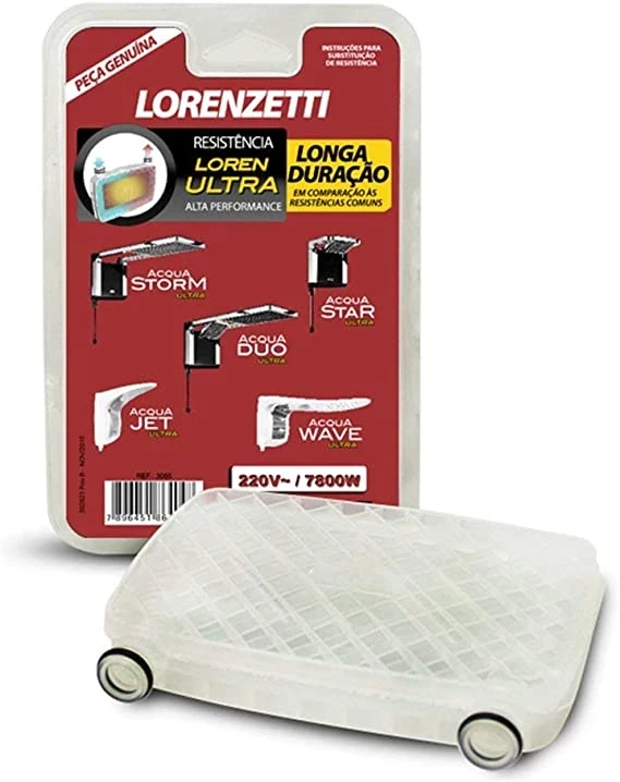 Resistência Acqua Ultra 3065-b 7800w 220v - Lorenzetti