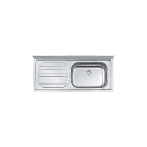 Pia de Apoio em Aço Inox 1 Cuba Direita Standard 120cm X 55cm - Tramontina