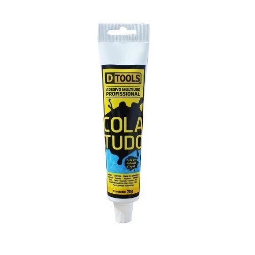 Adesivo Cola Tudo Branco Bisnaga 70g - Dtools
