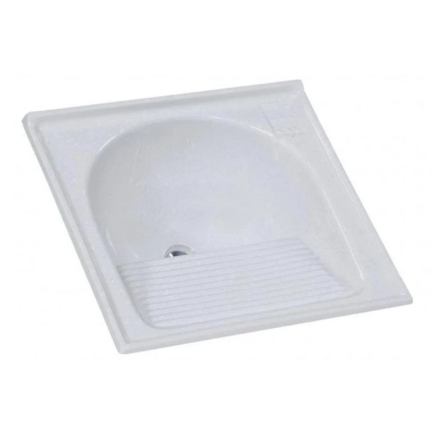 Tanque Mármore Sintético Fibra N°1 60cm X 60cm Pedra Clara - Rorato