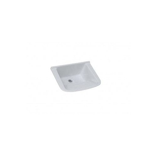 Tanque Mármore Sintético Simples Pedra Clara 56cm X 41cm