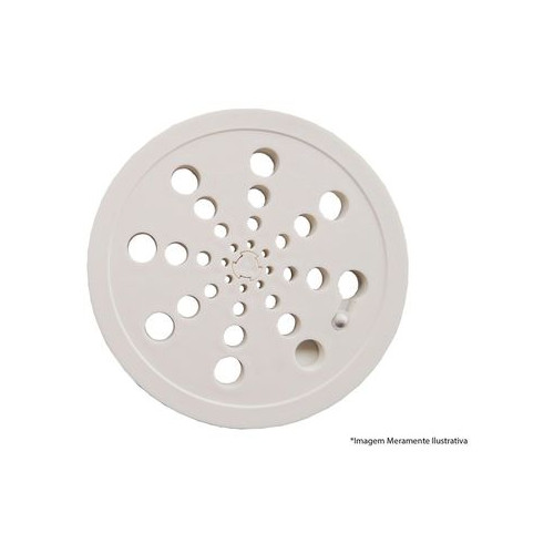 Grelha Plastica Redonda Rotativa 15cm - Overtime