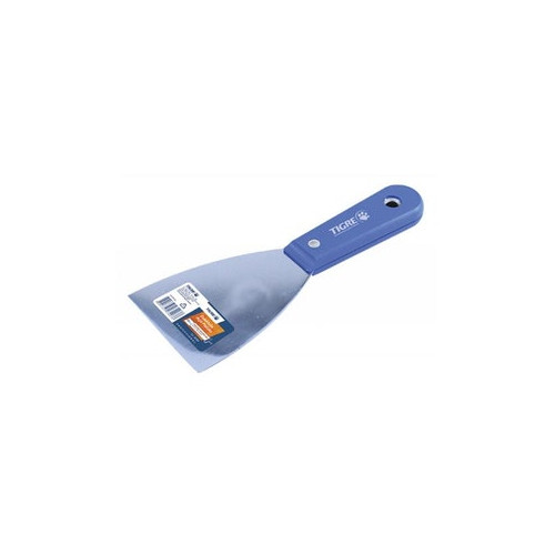 Espátula de Aço Polido Cabo de Plástico 3" - Tigre