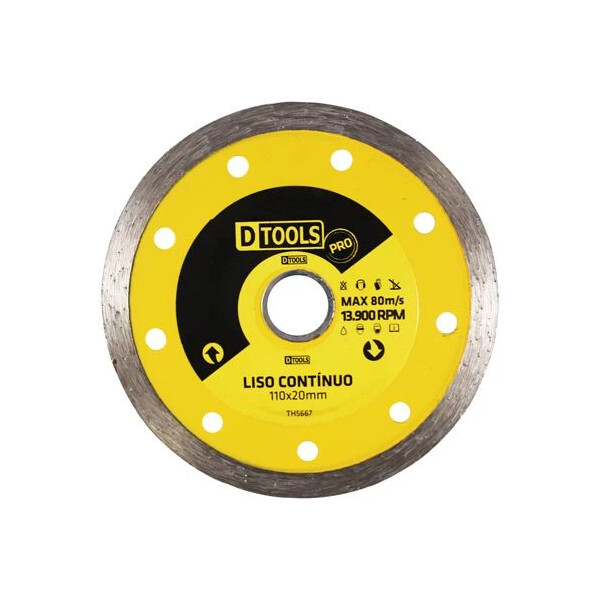 Disco Diamantado Liso Pro 4.3/8" - Dtools