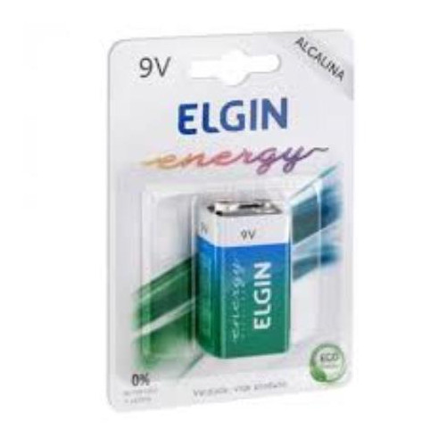 Elgin Bateria Alcalina 9 Volts Unidade
